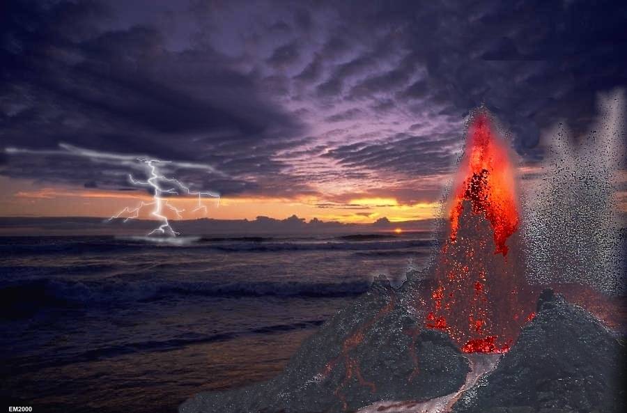 La Terre au Précambrien : éclairs et volcans